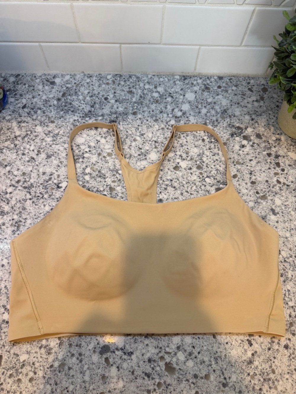 HUUG Razorback tan bra Large like new condition